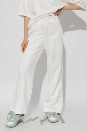 jean mom camaieu White Trousers with logo Lanvin Extension fmedShops Switzerland